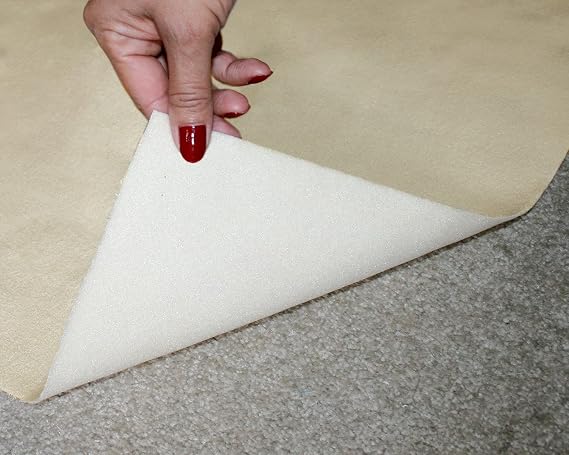 LAMINET Non-Slip Carpet & Stair Protector - Beige, 6' L x 30 W - Low-Pile, Durable, Washable Protector for Carpeted Stairs, Floors, Hallways, and High-Traffic Areas