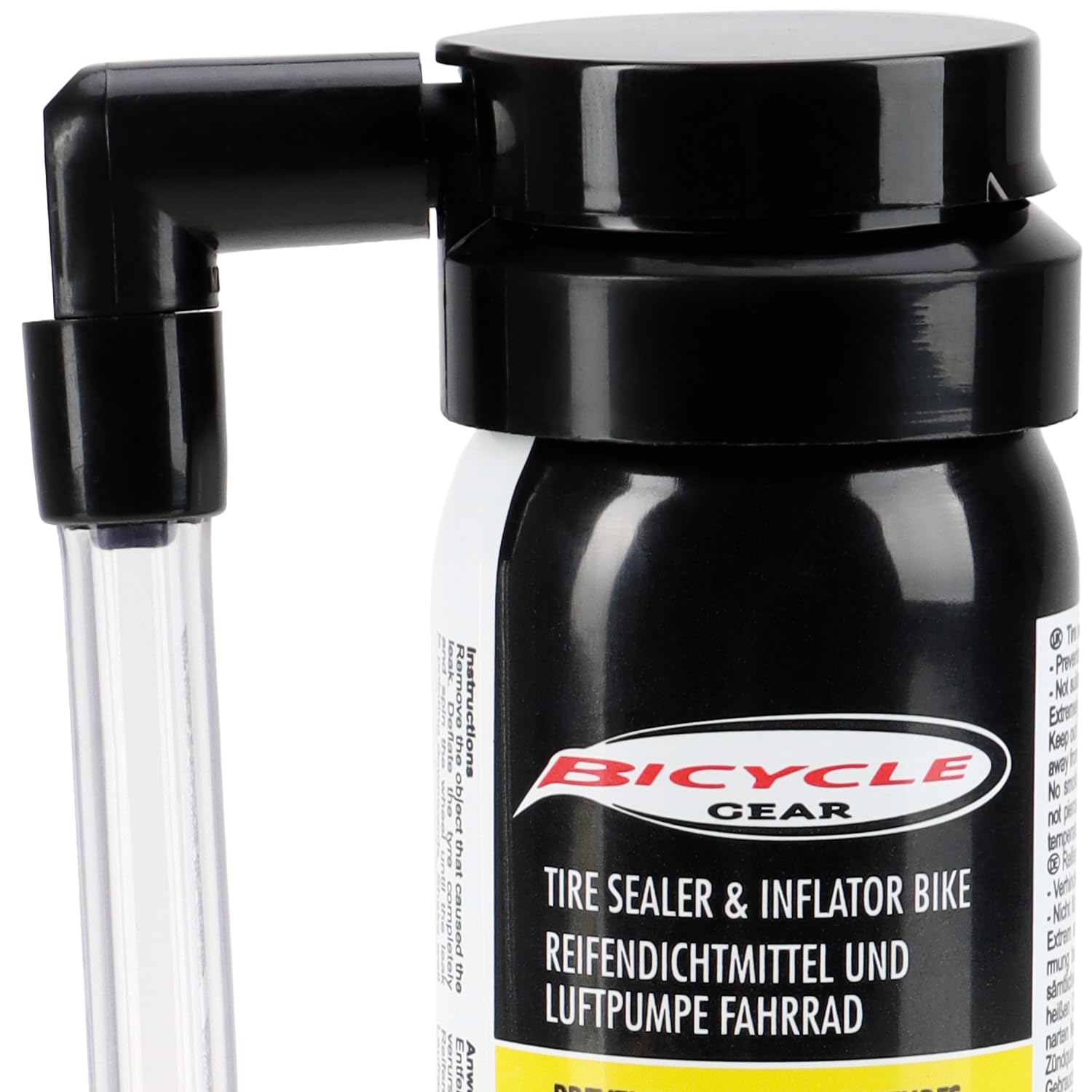 com-four® Spray antipinchazos para Bicicletas - Ayuda inmediata en Caso de pinchazos - Spray sellador para cámaras de Bicicleta