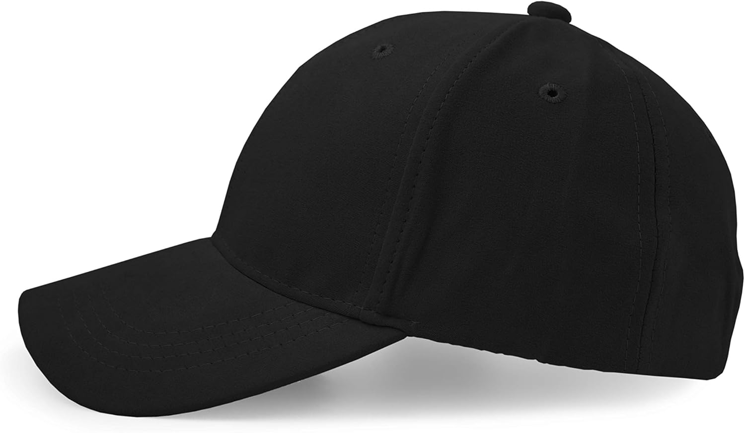 UltraKey Suede Baseball Cap, Unisex Faux Suede Leather Classic Adjustable Plain Hat Baseball Cap - Image 3