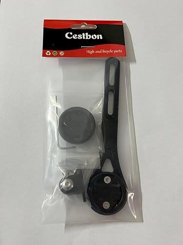 Miniatura 8 de Cestbon Out Front Bike Mount for Garmin Edge Wahoo Elemnt Bryton Rider Stages Dash Compatible with Aero Integrated Handlebar,Gopro Combo Mount with