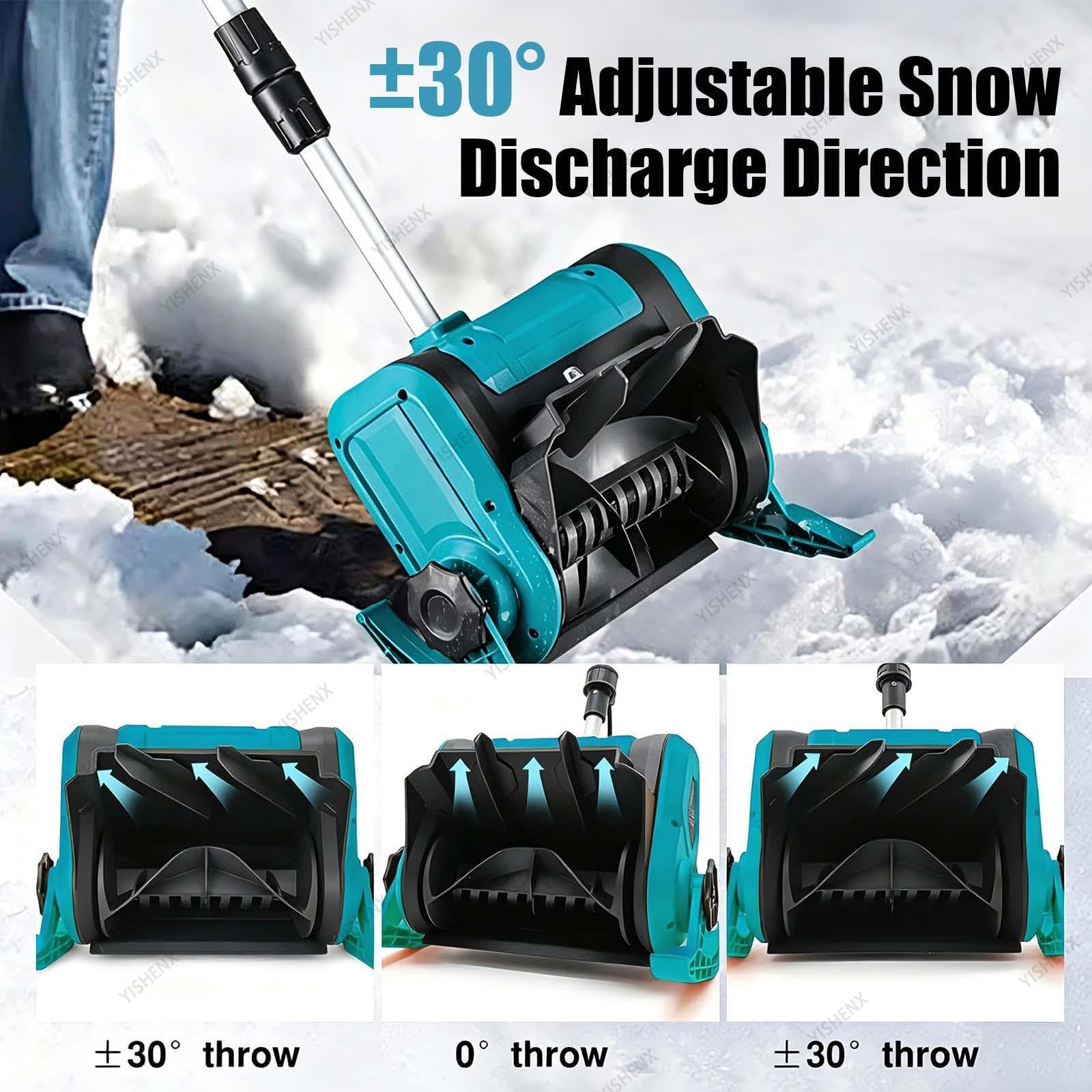 Spazzaneve Elettrico Da 1200 W, Soffiatore Di Neve Senza Fili
