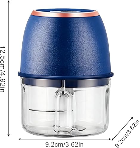 Miniatura 6 de Mini Food Processor - 300ML Powerful Motor USB Rechargeable, Mini Food Processor, Compact Efficient Design with Stainless Steel Blades, Kitchen Tool