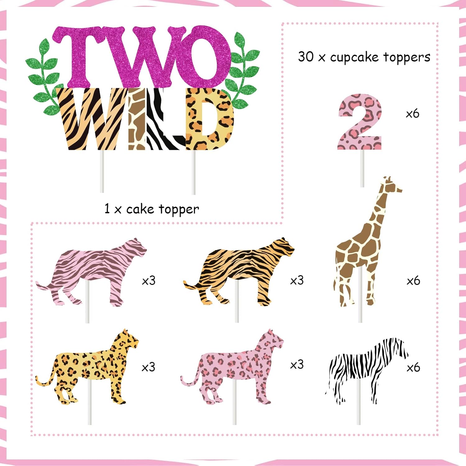 Amazon.com: Two Wild Birthday Decorations for Girl - Two Wild ...