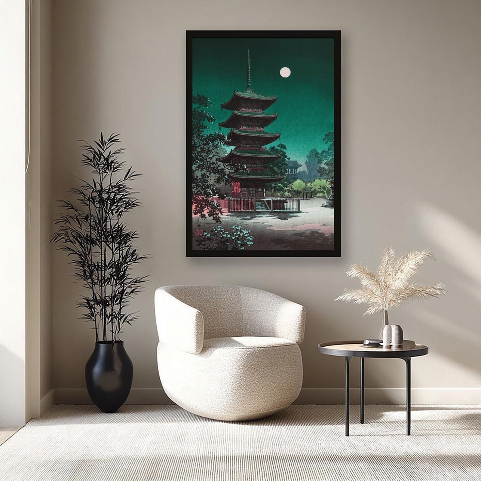 ELKPDOE Tsuchiya Koitsu Print, Poster Koitsu, Ukiyo-e Art Canvas Poster