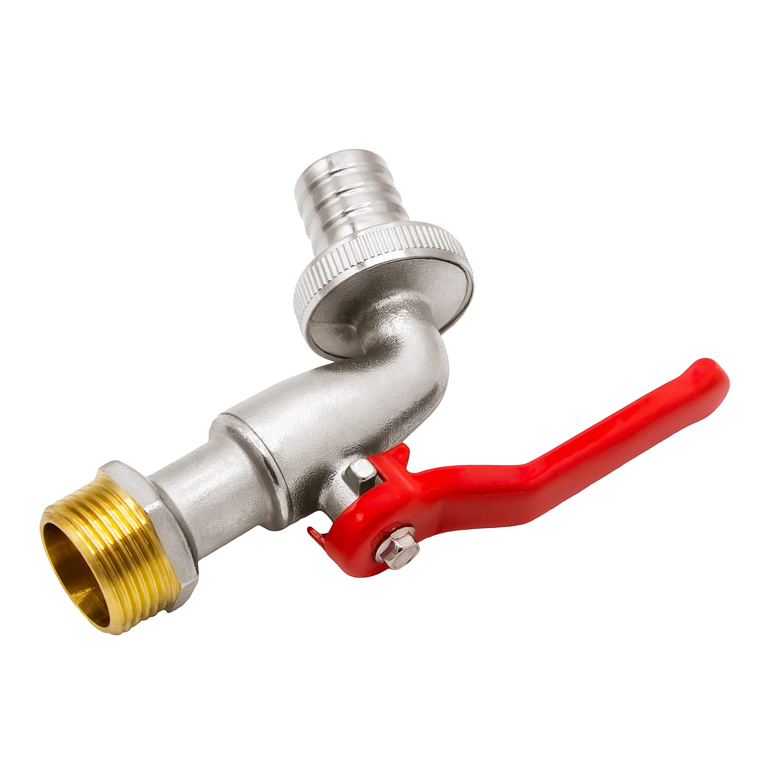 Karasto 35.3001/3101S – Rubinetto A Sfera Con Raccordo Per Flessibile DN 15 (1/2″) – Ottone, 10 Bar - 2