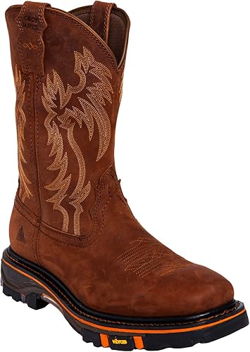 Cody James Hombres 11" Decimator Impermeable Vaquero Botas de Trabajo Punta Suave - DBP-0-A
