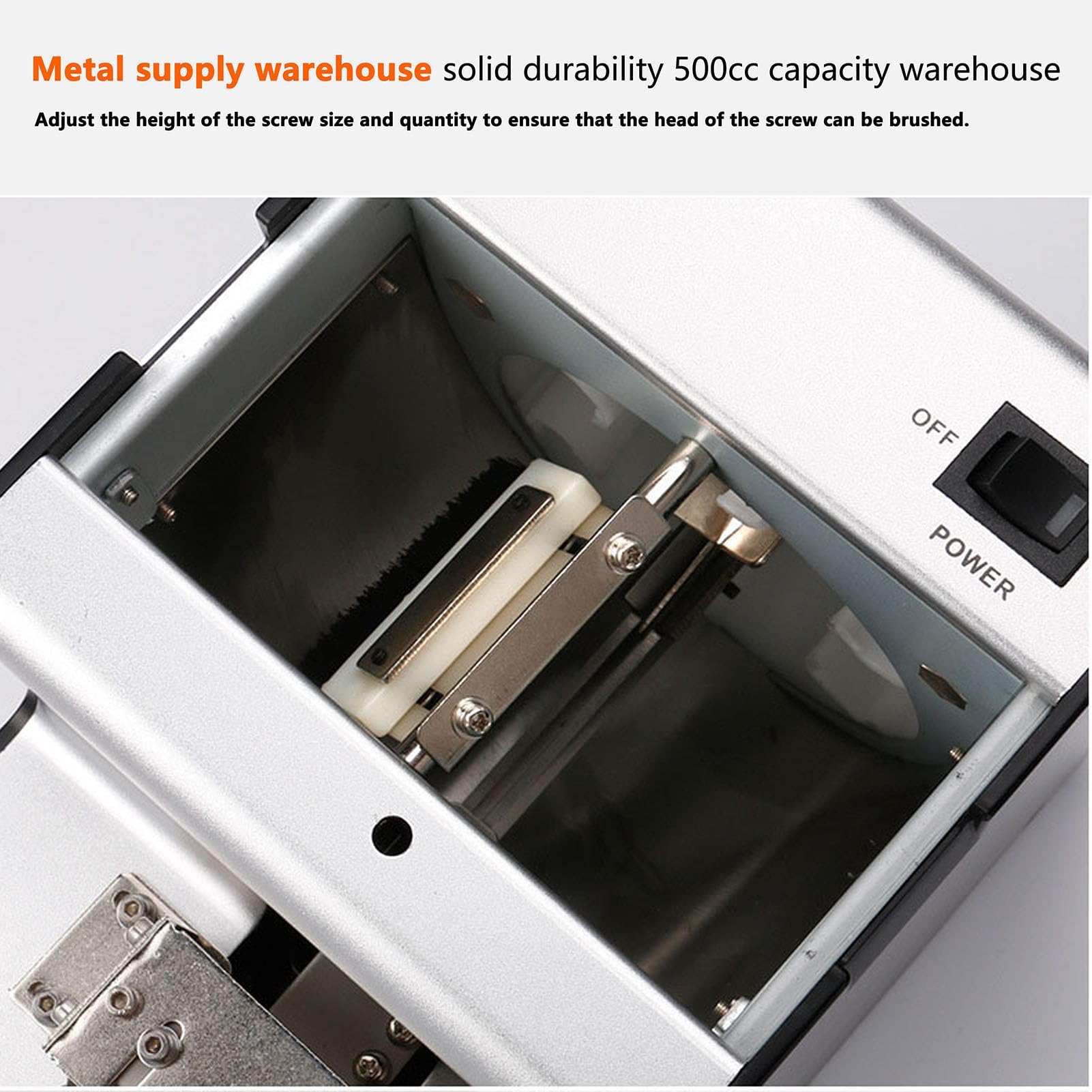 Alimentador automático de tornillos, máquina de disposición de tornillos orbitales ajustables para embalaje industrial, solución de automatización de tornillos eficiente y versátil