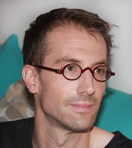 Miniatura 2 de Anteojos de lectura redondos estilo vintage, Verde