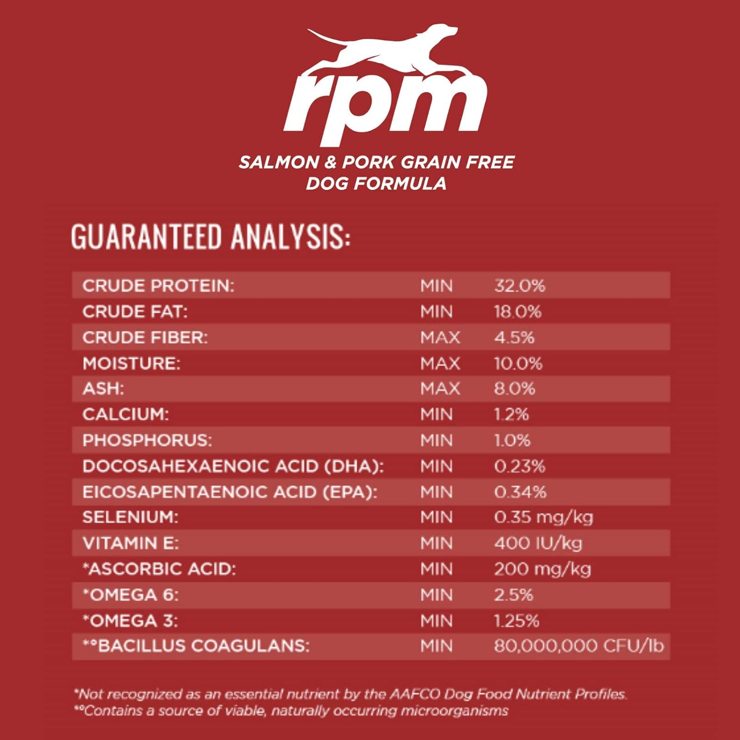 Dr. Tim's Grain Free RPM Formula, with Salmon & Pork, Premium Dog Food, 5 lb. Bag
