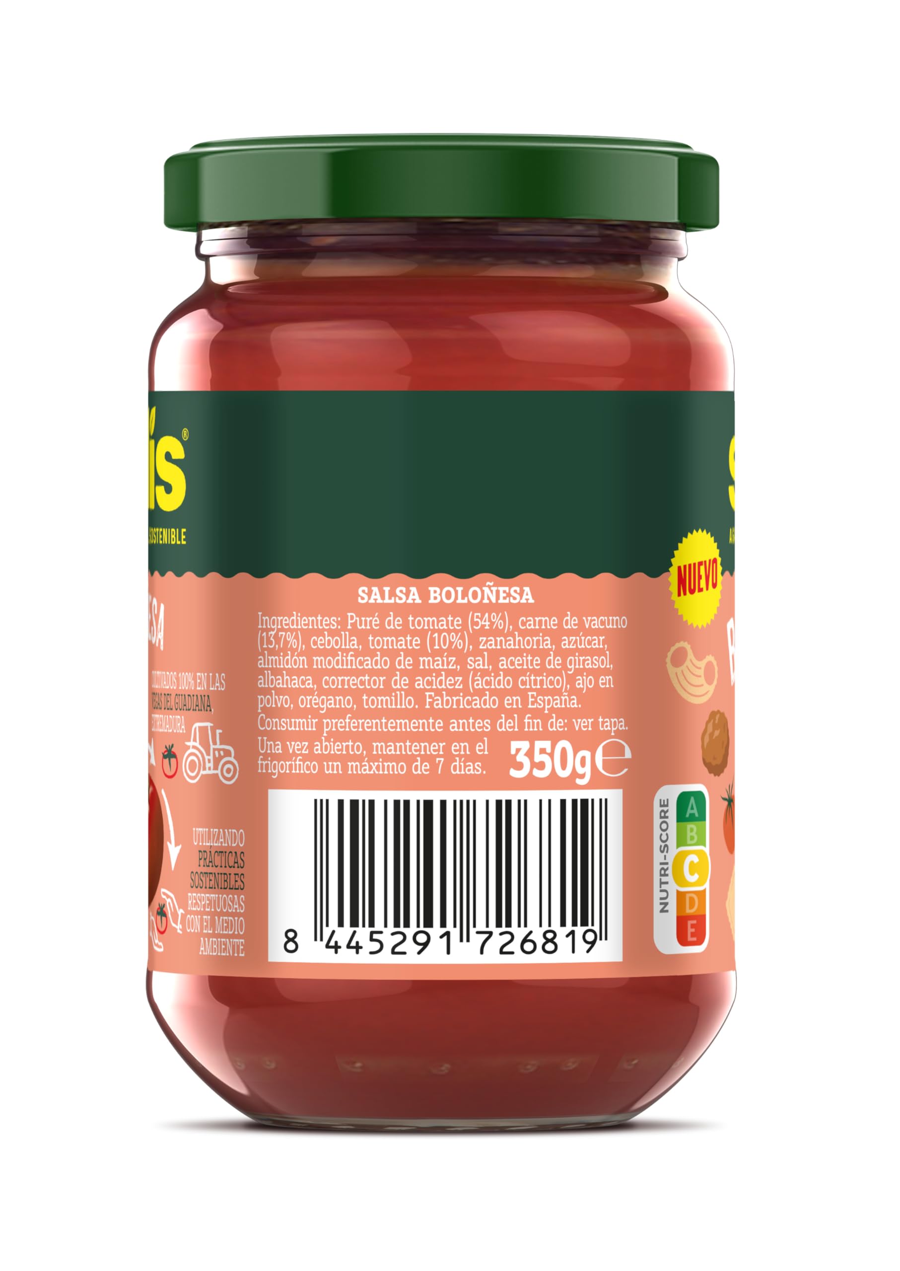 Solís Salsa para pasta Boloñesa pack 12x350g