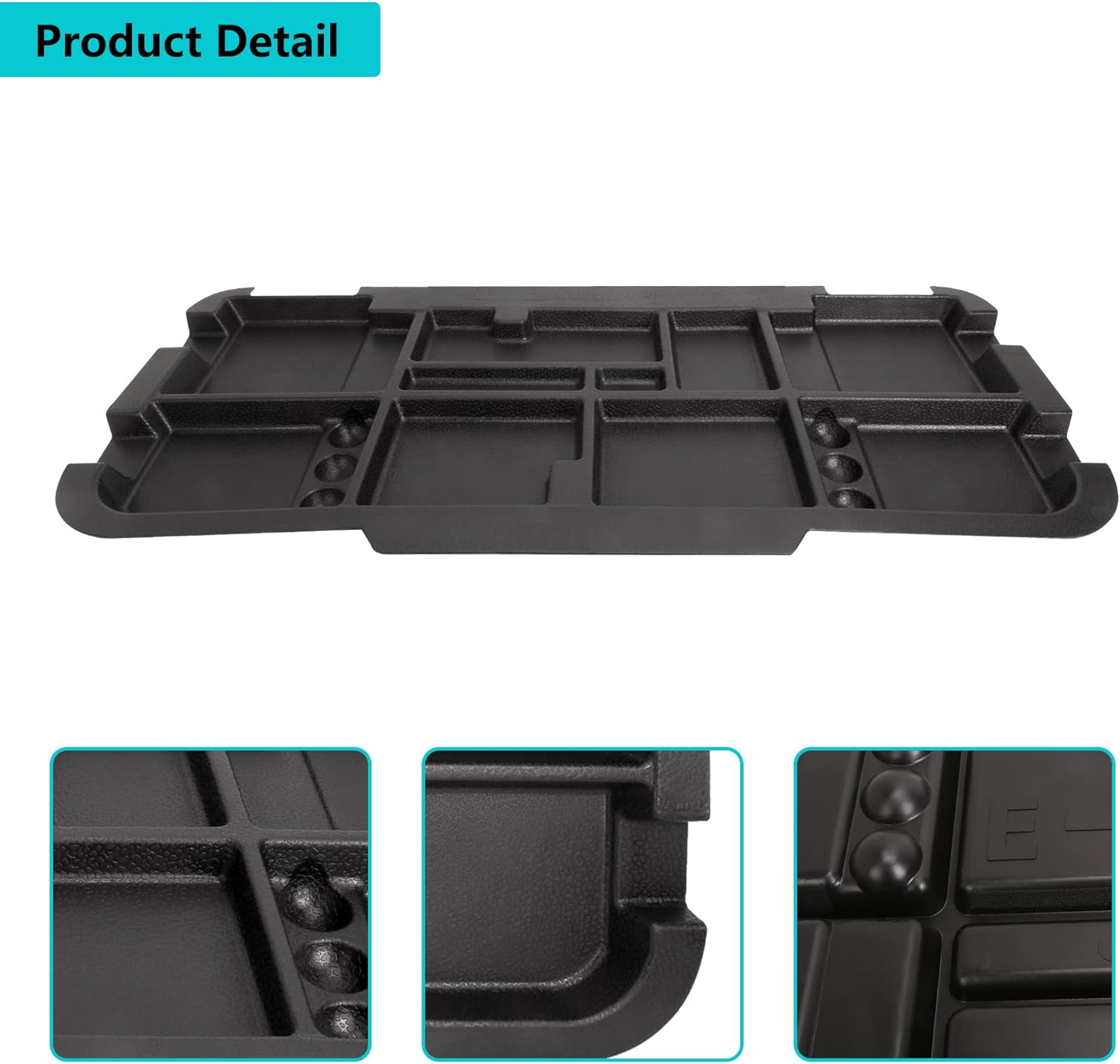 10L0L Golf Cart Under Seat Storage Tray for EZGO RXV TXT Club Car DS Precedent Electric Vehicle with Original Trojan Battery Underseat Organizer Container Holder Plate