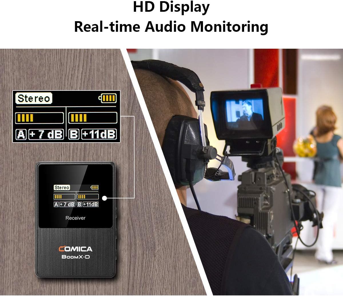 Get Discount 70% Price Frunsi Wireless Lavalier Microphone,Comica BoomX-D 2.4G 1-Trigger-2 Wireless Microphone with Lavalier Mics for DSLR,OLED Display Transmitter Receiver,M/S Recording for Podcast Interview Youtube Vlog 70% Off Discount Frunsi Wireless Lavalier Microphone,Comica BoomX-D 2.4G 1-Trigger-2 Wireless Microphone with Lavalier Mics for DSLR,OLED Display Transmitter Receiver,M/S Recording for Podcast Interview Youtube Vlog