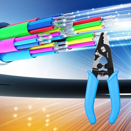 Miniatura 7 de FYBOPTWU - 2 unids V-CFS-3 Pelacables de fibra óptica de 3 orificios de acero inoxidable herramienta de pelado de fibra óptica con mango de 6