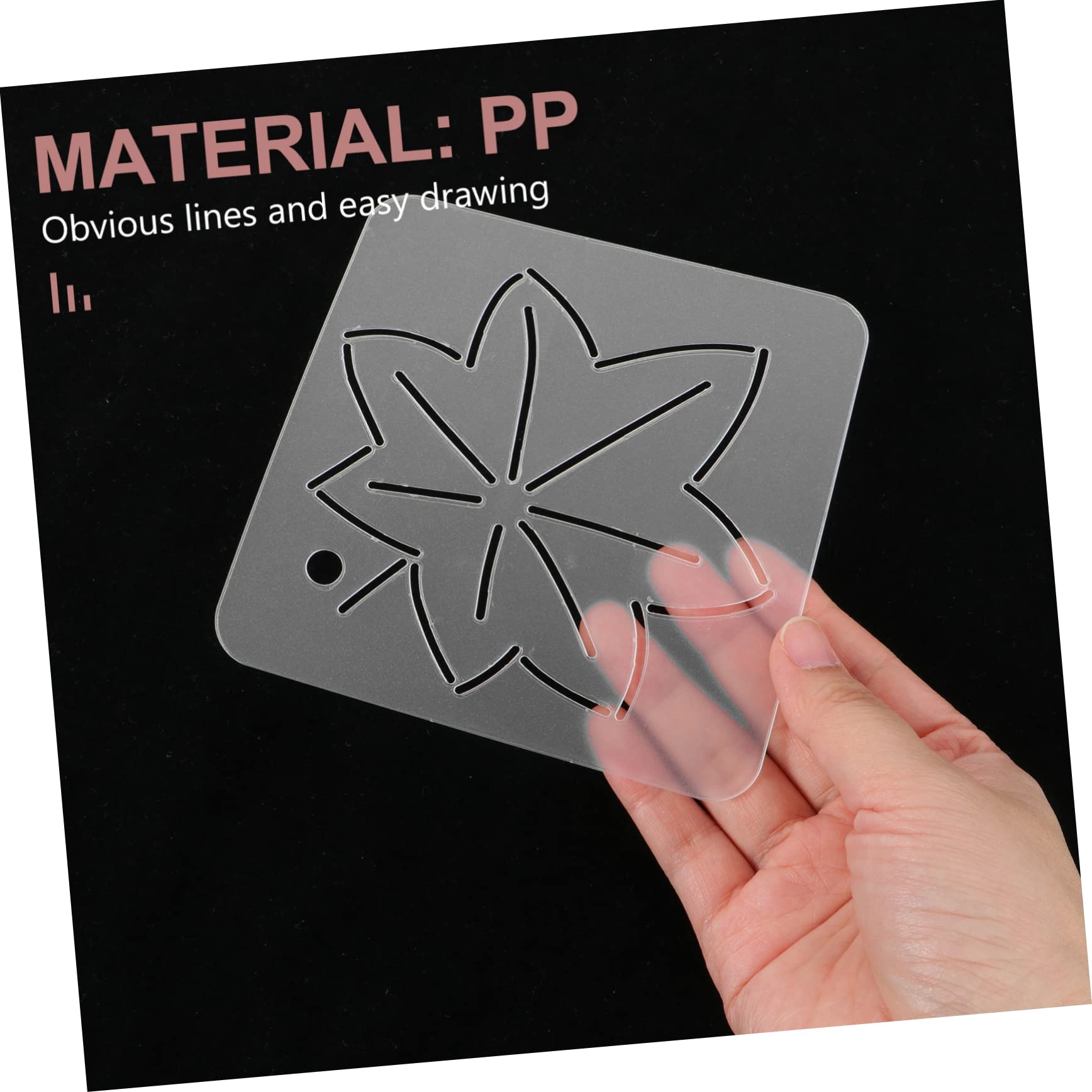 Lurrose 18piezas Plantillas De Acolchado Reutilizables Para Bordado y Patchwork Diseños De Flores Para Aumentar La Creatividad Proyectos De Costura