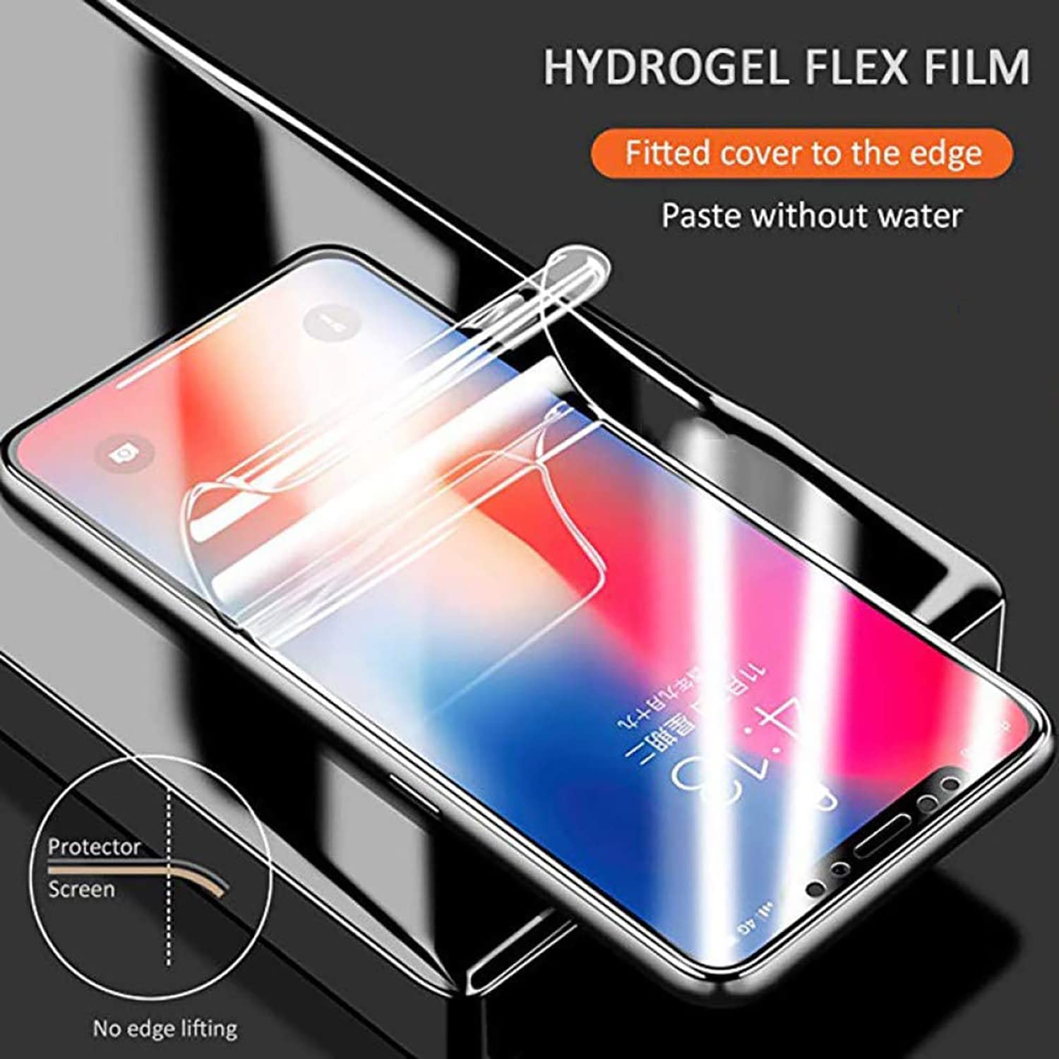 TMahhbid 2 Pezzi Pellicola Idrogel Protettiva per iPhone SE (2022 2020) / iPhone 8/7 (4.7 pollici), [Film flessibile] Morbida TPU Protezioni Schermo [ Trasparente HD
