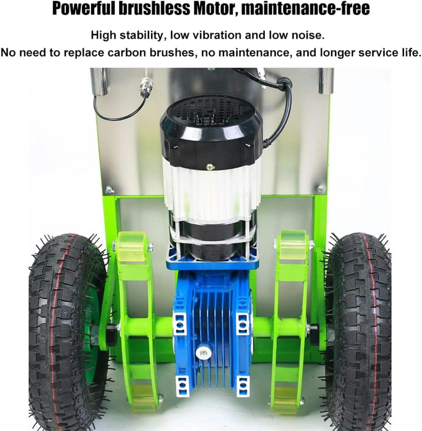 Carrello elettrico per salire le scale, carrello manuale per risparmiare manodopera su e giù per le scale con carico 200 kg, carrello facile da usare con motore brushless da 800 W/verde /