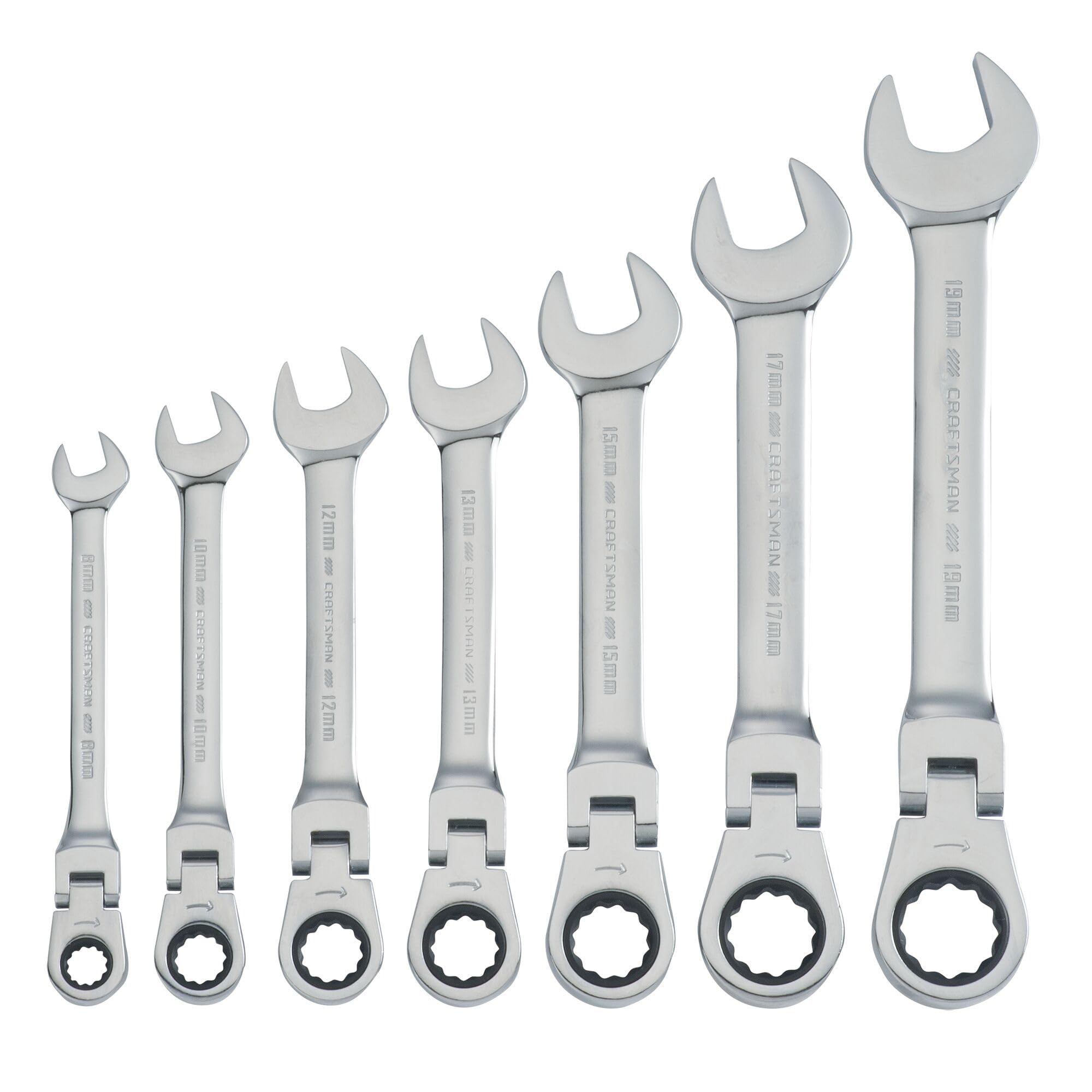 CRAFTSMAN CMMT87009 7-Piece Flex Head Ratchet Set