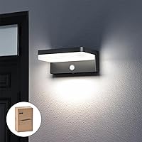 Vista 8 de Philips Solar Motion Sensor Outdoor Wall Light, 3 Lighting Modes, 5000K IP54 Waterproof, Solar LED Light for Garage, Yard, Porch