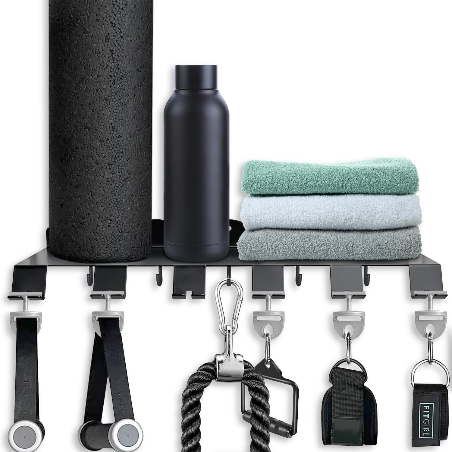 Amazon.com: 2 Pieces Tonal Accessories Shelf for Gym Wall Storage,Gym ...