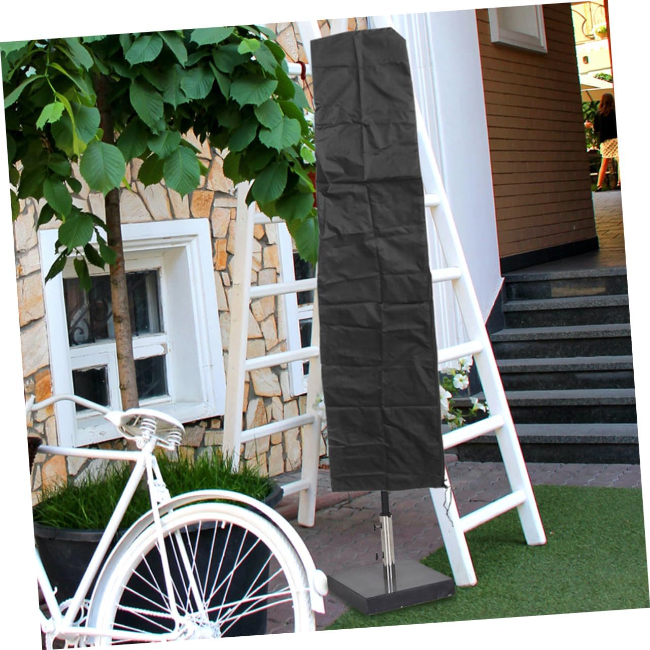 VICASKY 4pcs Patio Umbrella Covers Oxford Cloth Parasol Protector for Outdoor Use Fits up to Umbrellas Lightweight and Easy to Store