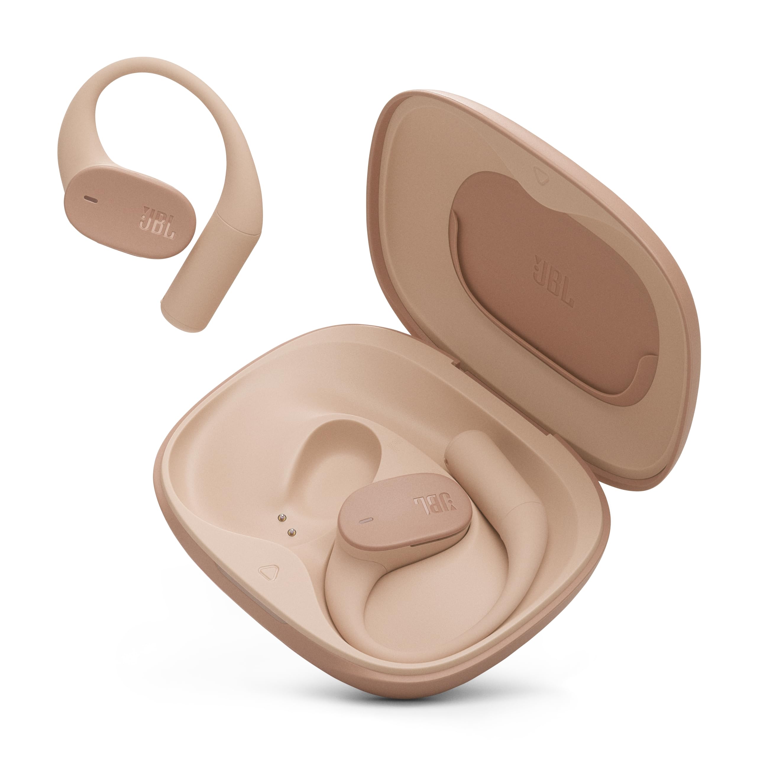 JBL Sense Lite Open Ear Earbuds, True Wireless, Ear Hook Fit - Beige