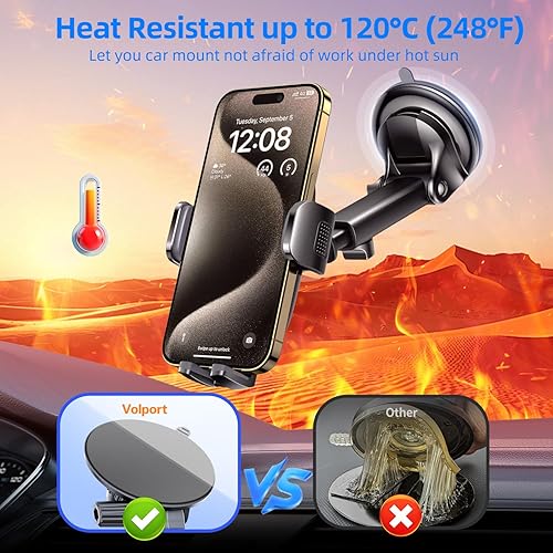 Miniatura 2 de volport Repuesto adhesivo adhesivo para soporte de ventosa de tablero, 3.150 in (3.15 pulgadas), 4 unidades 3M VHB Circle de doble cara extra