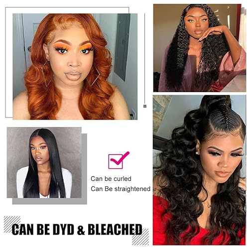 Miniatura 9 de Extensiones de cabello humano brasileño ondulado 12A, 24 pulgadas, paquete de cabello virgen, paquetes de cabello ondulado, 3.53 onzas, extensiones