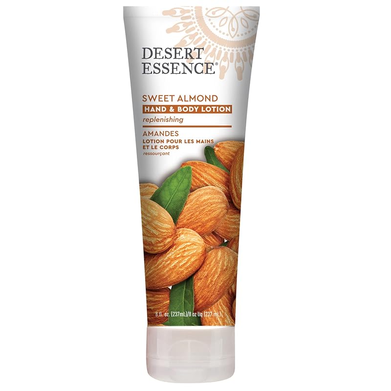 Desert Essence Loção para Mãos e Corpo de Amêndoa Doce, 240 mL