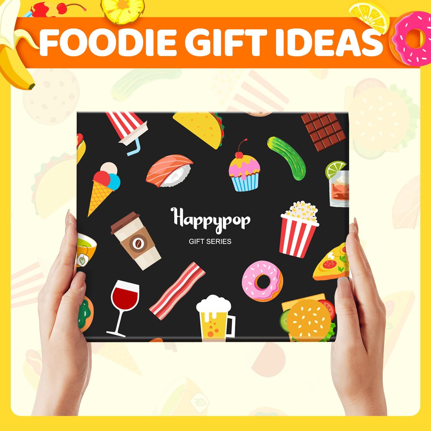 HAPPYPOP Food Socks for Men Women - Funny Burger Taco Gifts, Hot Dog Taco Socks - Image 5