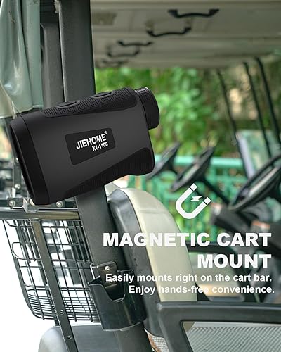 Miniatura 22 de Telémetro de golf X1 con pendiente, bloqueo de asta de bandera y vibración, telémetro láser 660/1100YDS para golf y caza, buscador láser recargable