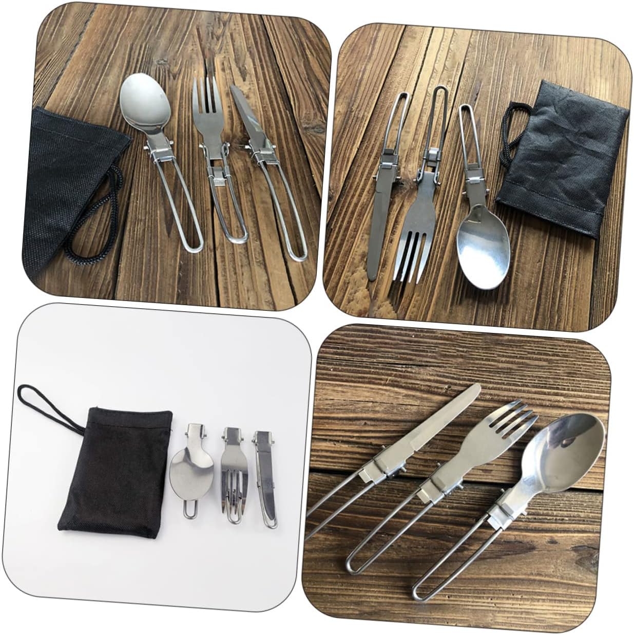 Sosoport Person Camping Picnic Pot Set Cooking Supplies Pan Set for Outdoor Cooking
