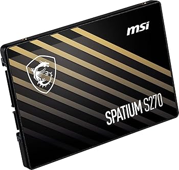 Amazon.com: MSI SPATIUM S270 SATA 2.5 960GB - Unidad interna