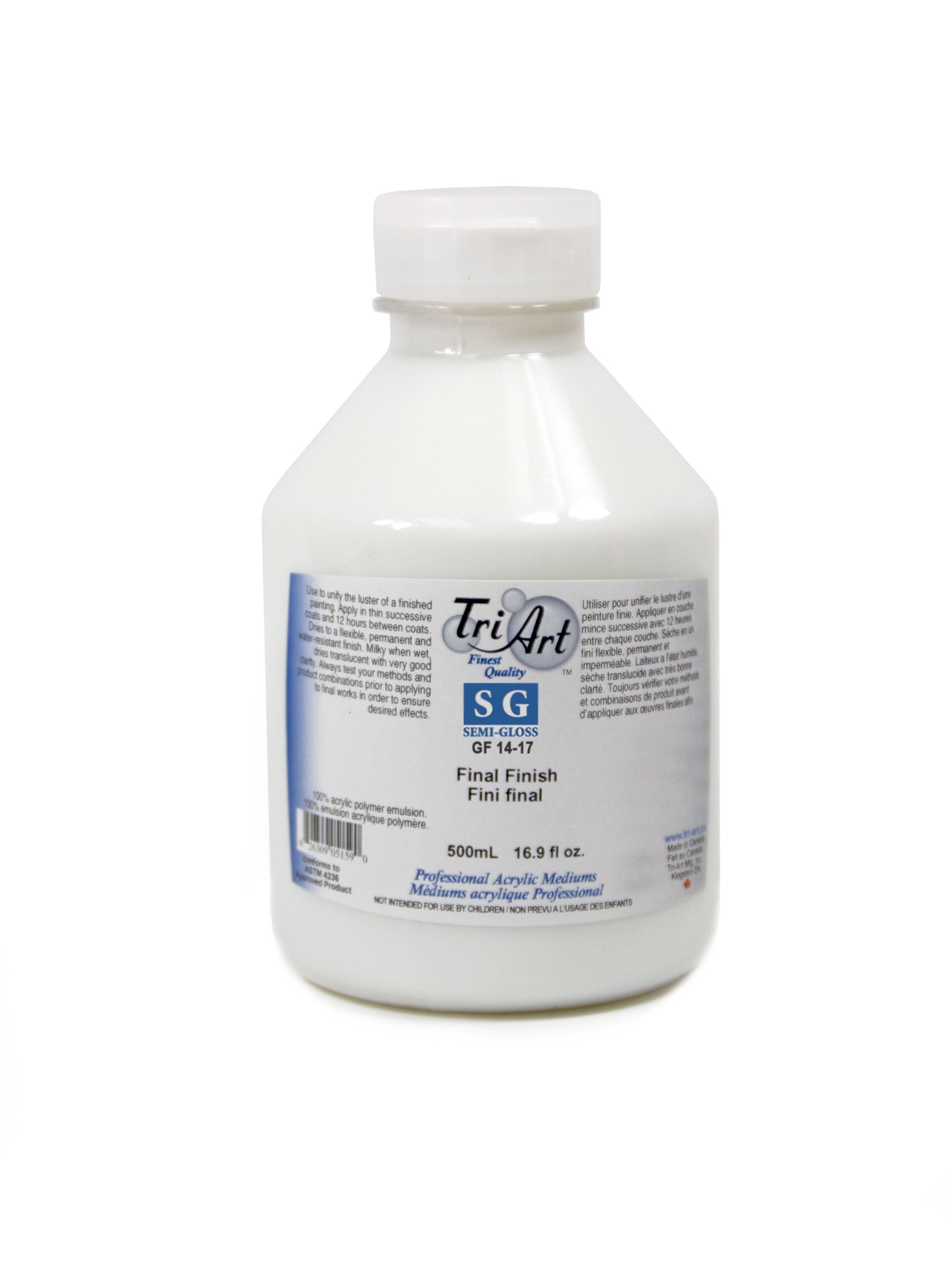 Tri-Art Artist Mediums, 500ml, Final Finish Semi Gloss