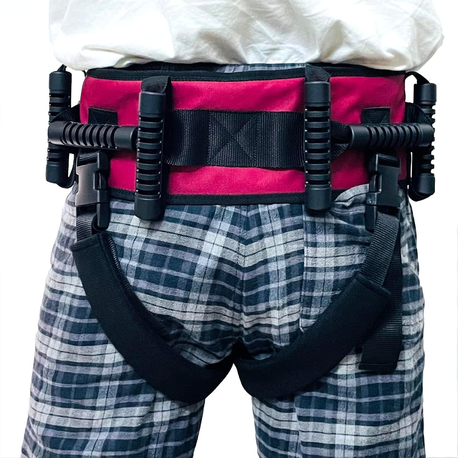 Elderly Walking Belt with Buckle Handle Transition Belt for Elderly Transition Lift Belt Standing Walking Aid, M