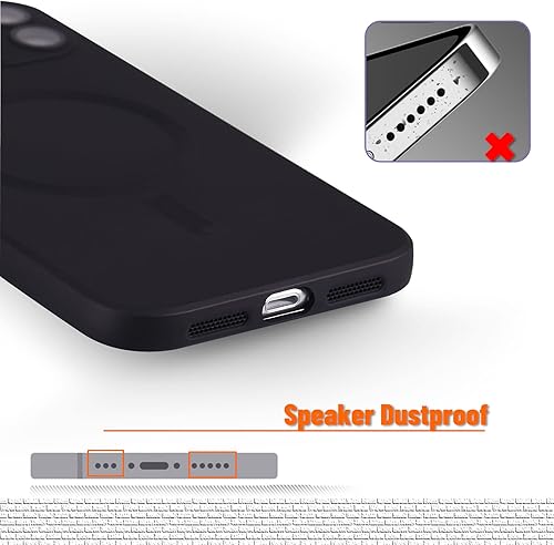 Miniatura 67 de Funda magnética para iPhone 11, suave y delgada, antihuellas, elegante funda para teléfono con protección de cámara, compatible con MagSafe, azul