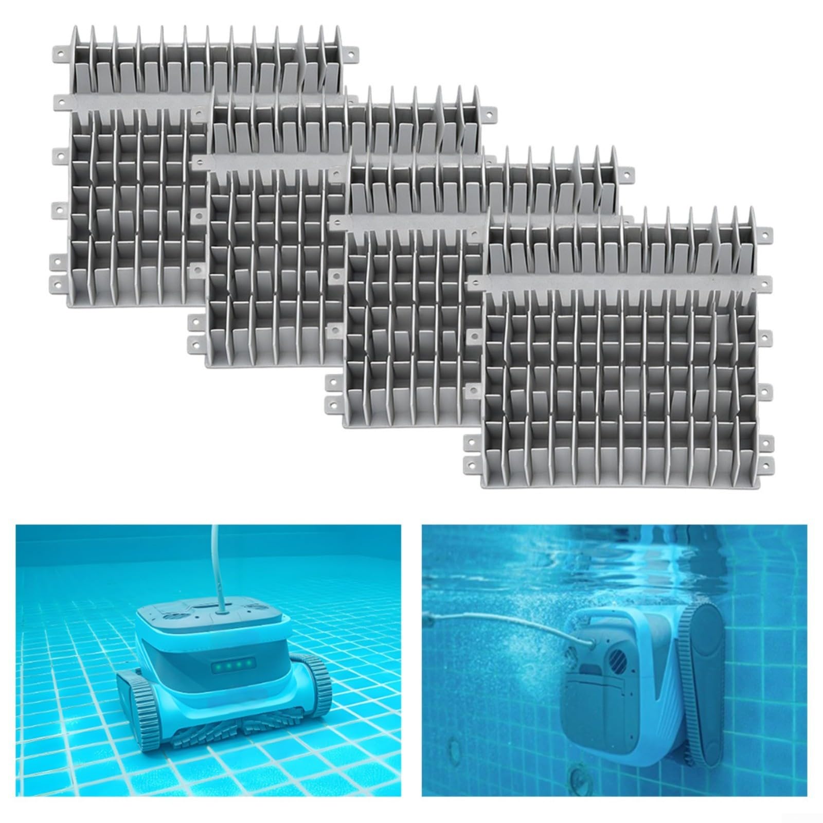 Accesorio limpiador de piscina, 6101656-R4 cepillo de escalada para limpiadores de piscina Dolphin para Apollo Plus DX6 M400 M500 para MS para Triton Plus