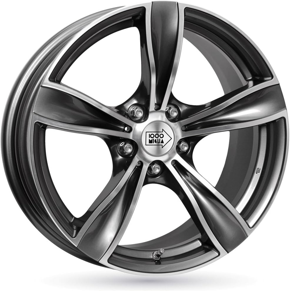 MILLE MIGLIA MM033 Gun Metal Machined Face 8x17 ET30 5x120 Hub Bore 72.6 Alloy Rims