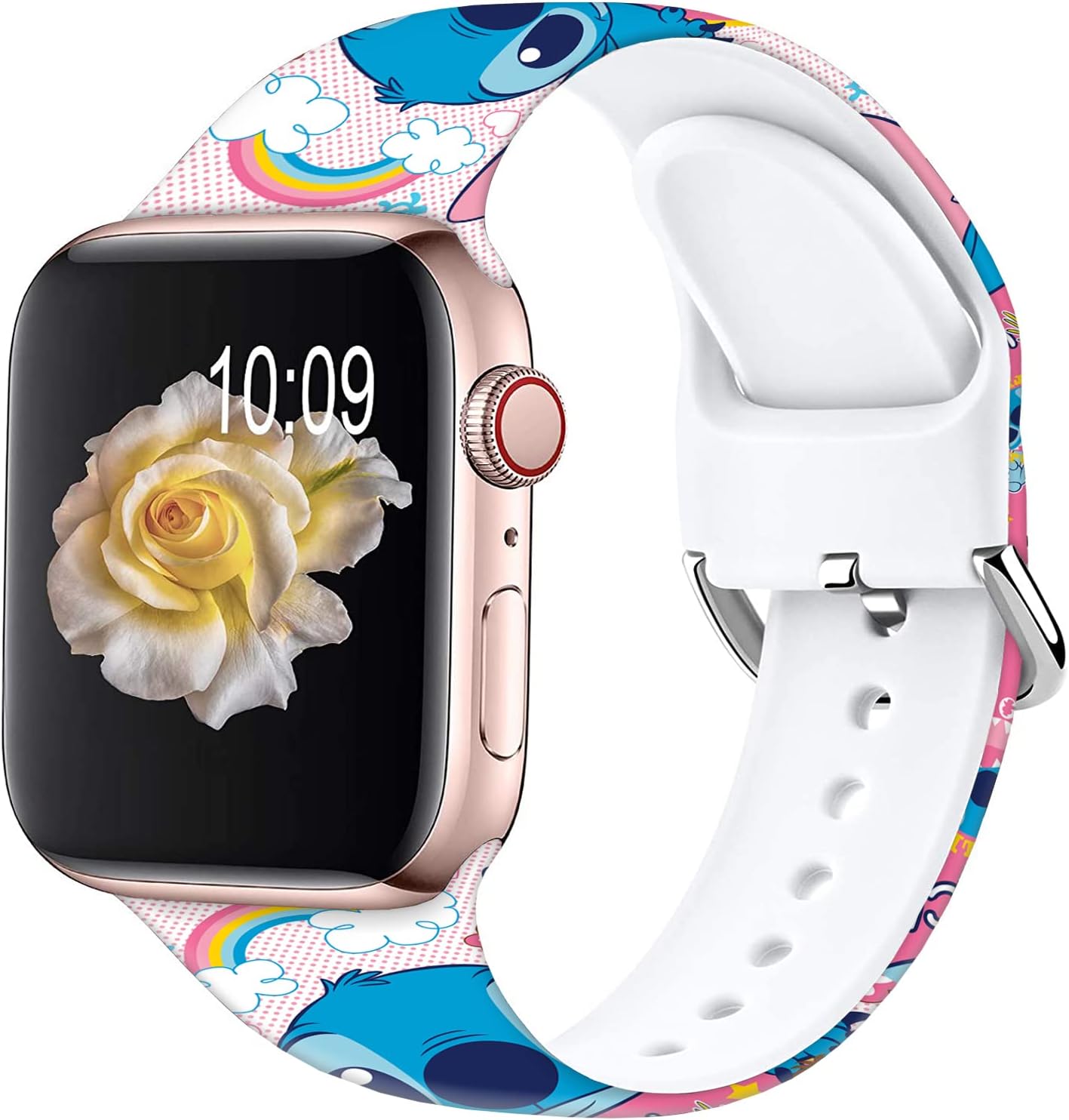 Soft Silicone Watch Bands Compatible with Apple Watch 38mm 40mm 41mm 42mm 44mm 45mm 46mm 49mm Ultra 2 Sport Straps for Women Men, Replacement band for iWatch Series SE 10 9 8 7 6 5 4 3 2 1. image 2