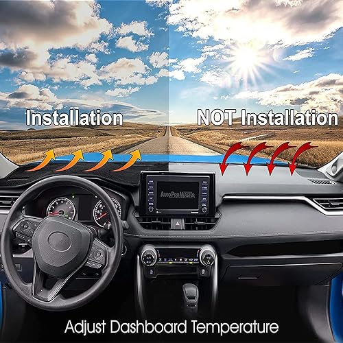 Tcxdioo Cubierta antideslizante para salpicadero de automóvil, alfombrilla negra para Mazda 6 2009-2012