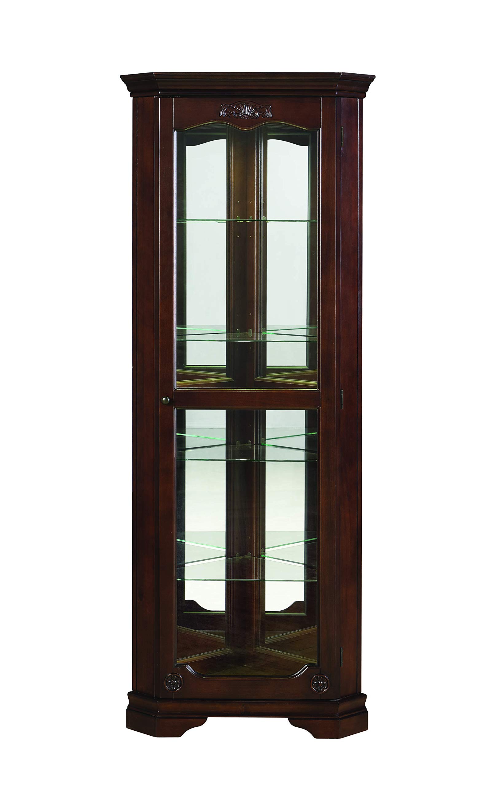 Amazon.com: Coaster Home Furnishings 5-Shelf Corner Curio