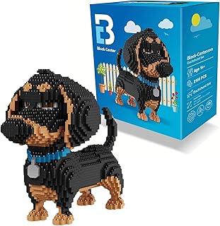 Dachshund Dog 3D Puzzle Building Block Set – 2100 Mini Bricks Kit for Adults & Kids – Creative Animal Model Gift (2025 Edition)