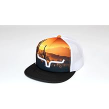 Kimes Ranch Crestview High Profile Flat Bill Foam Front Hat with Photo Real Print and 3D Embroidery