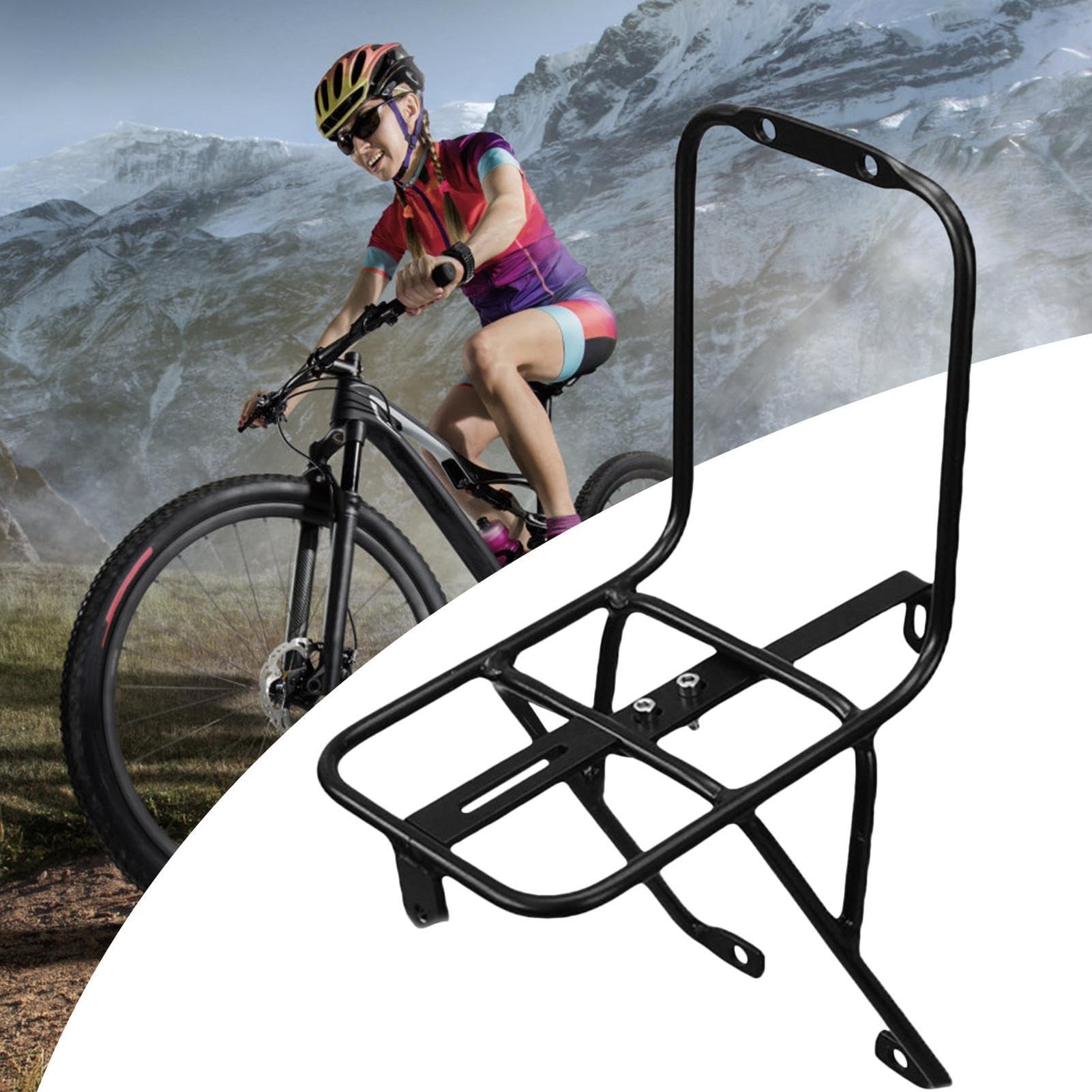Robusto supporto per mountain bike, supporto per freno a V, per strada, pieghevole, ciclismo in città, viaggi all'aperto, turismo, pendolarismo e shopping, versatile e durevole