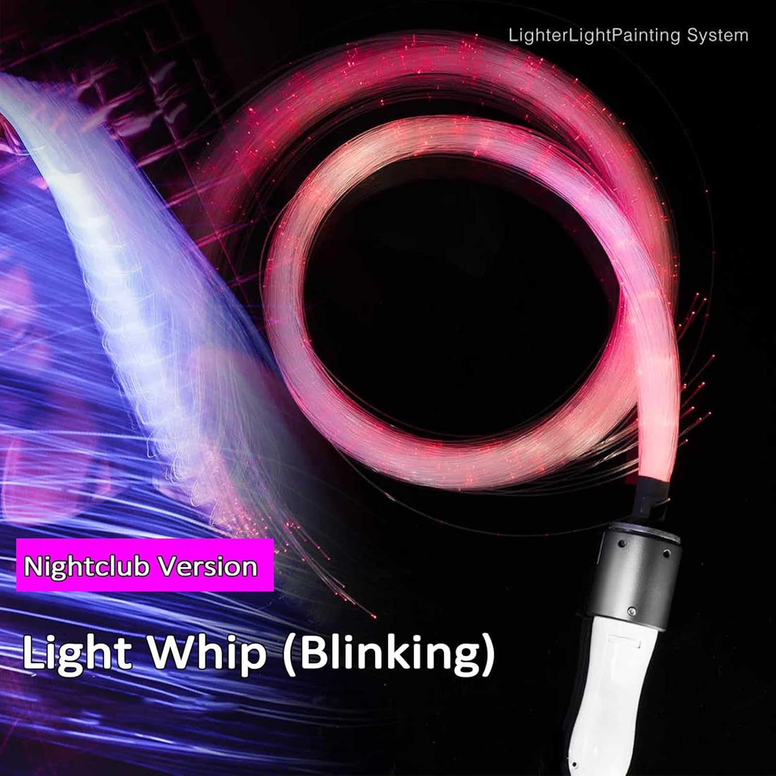 NGARY Led-lichtmalpinsel Im Club-Stil, Lichtmalstift-einsteigerset, 18 Farbmodi Und 500 Lumens Taschenlampe, 0,25 Mm Ultrafeine Optische Faser, Für Kreative Fotografie