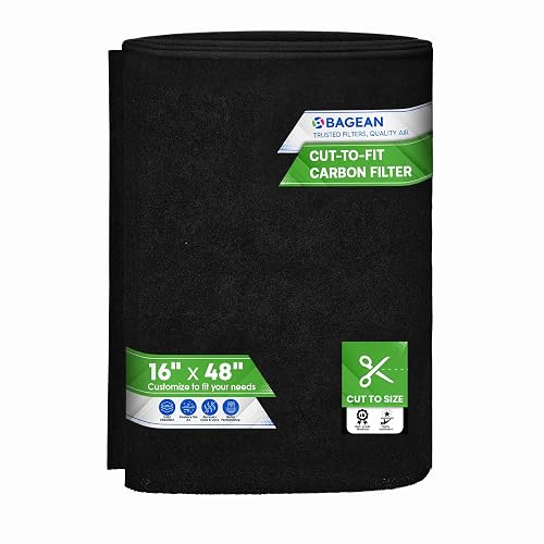 Bagean Cut-to-Fit Carbon Filter Sheet 16' x 48'