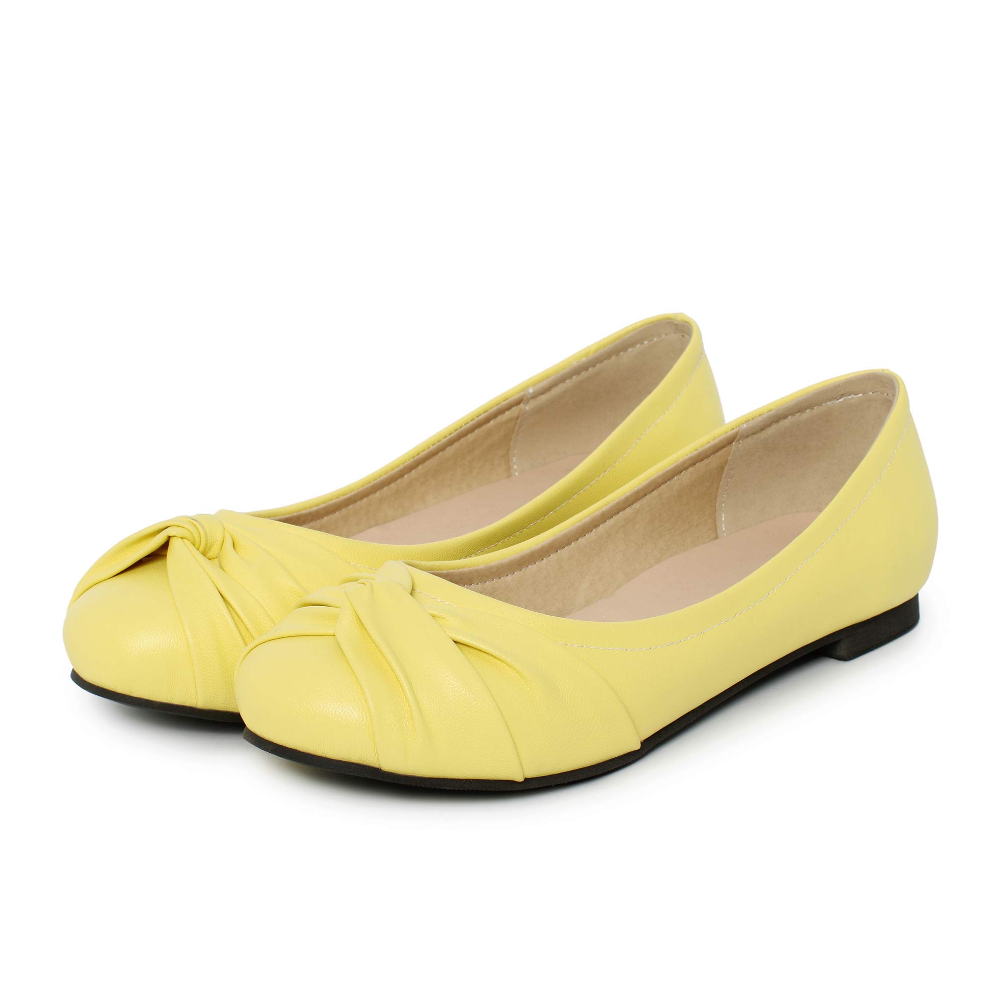 CUTEHEELS Wygodne damskie baleriny na płaskim obcasie do pracy
