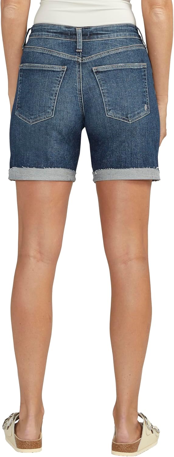 Silver Jeans Co. Women's Sure Thing High Rise Long Short - Image 2