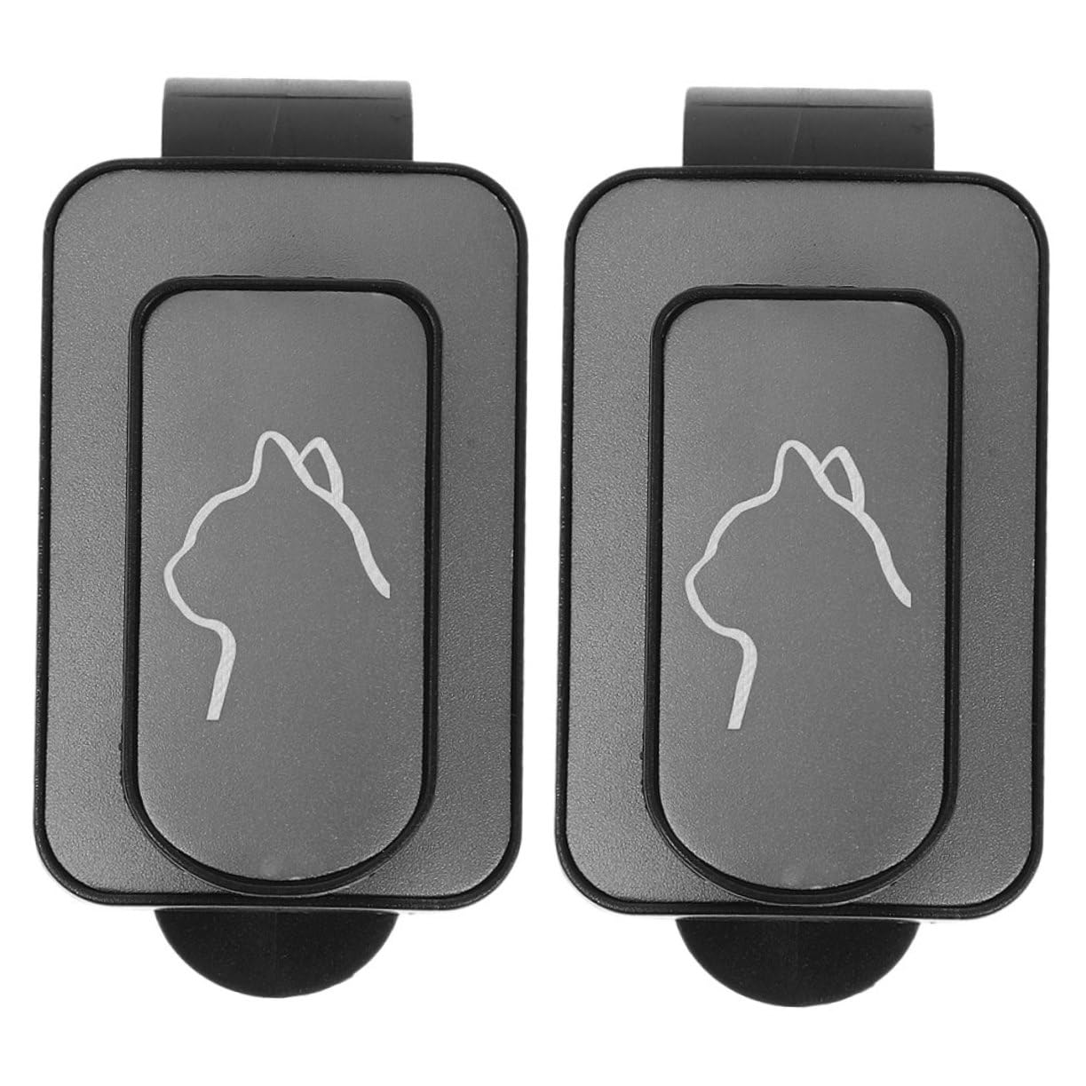 ULTECHNOVO 6pezzi Porta Occhiali da Sole per Auto Clip per Visiera Supporto Compatto e Sicuro per Occhiali e Carte Facile Accesso e Organizzazione Auto