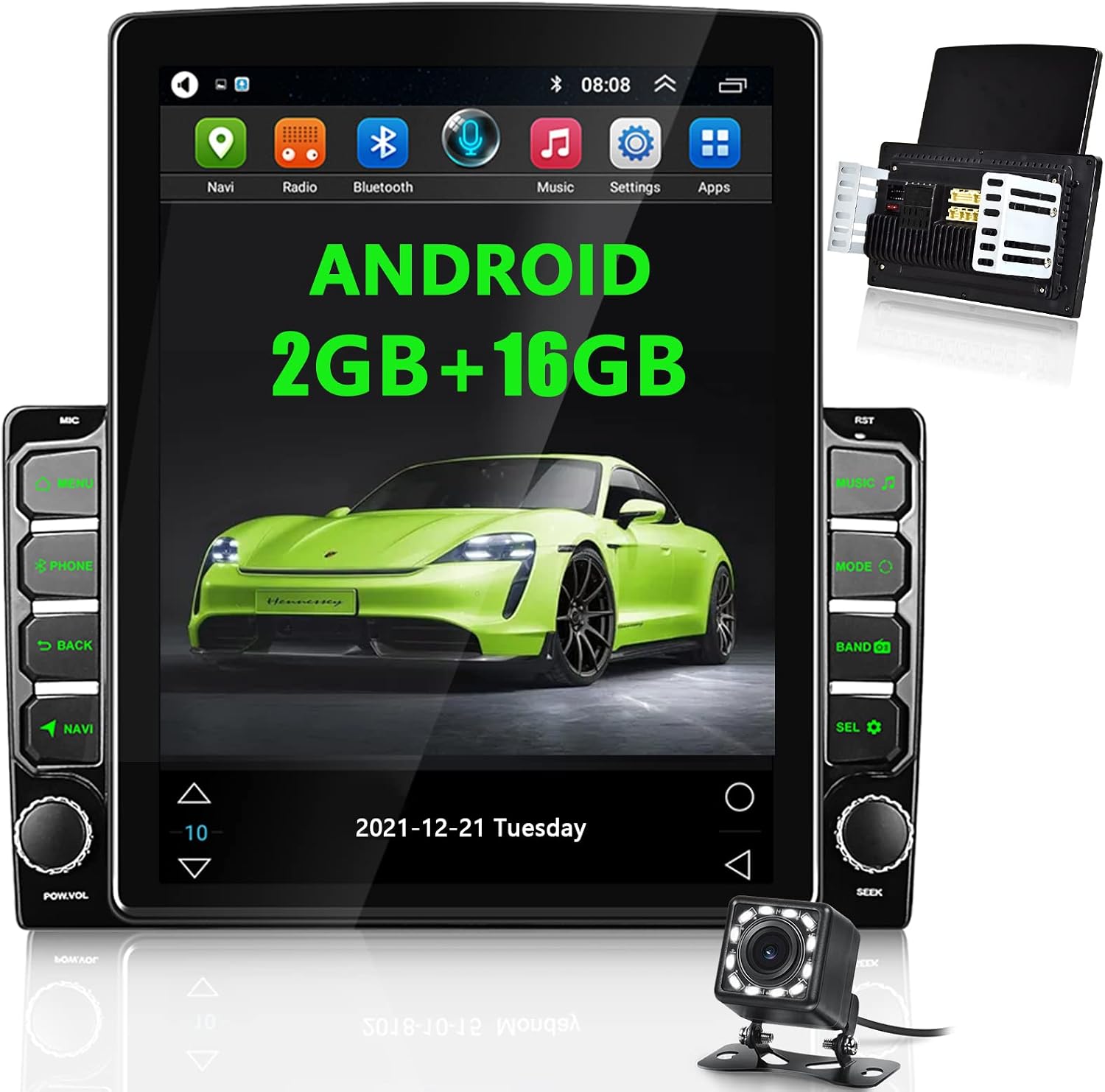 Podofo Android 9.0 Car Stereo 