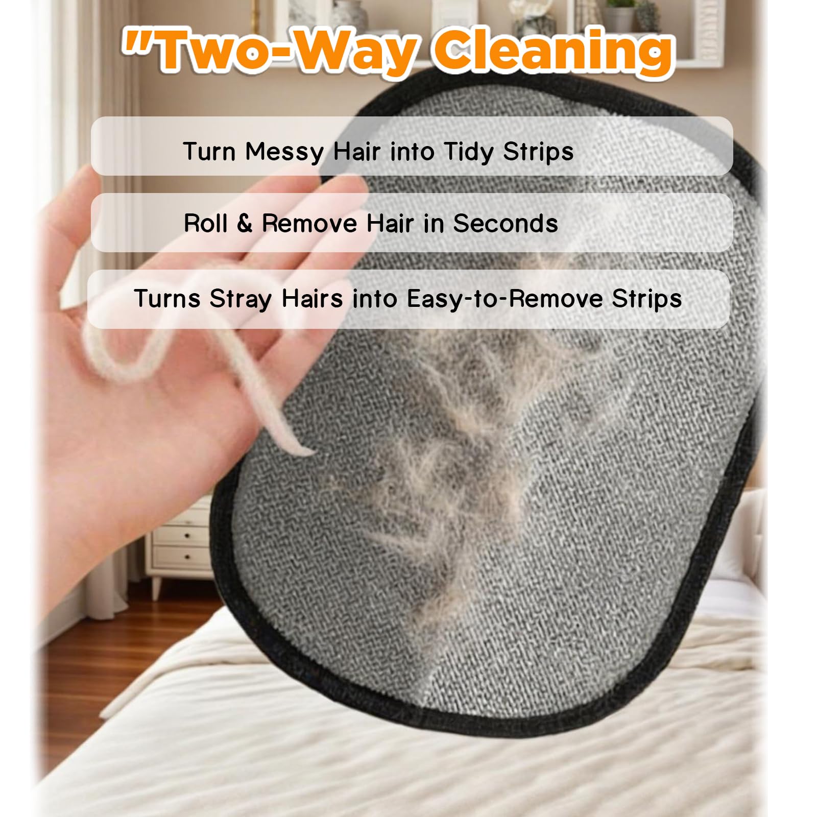 Fellmagnet 2025 - Lot De 2 Gants De Toilettage Double Face